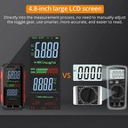 🔧 50% OFF NOW! ⚡ USB Rechargeable Digital Multimeter – Auto-Ranging, LCD Backlight & Portable Design 📏