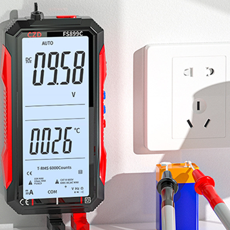 🔧 50% OFF NOW! ⚡ USB Rechargeable Digital Multimeter – Auto-Ranging, LCD Backlight & Portable Design 📏