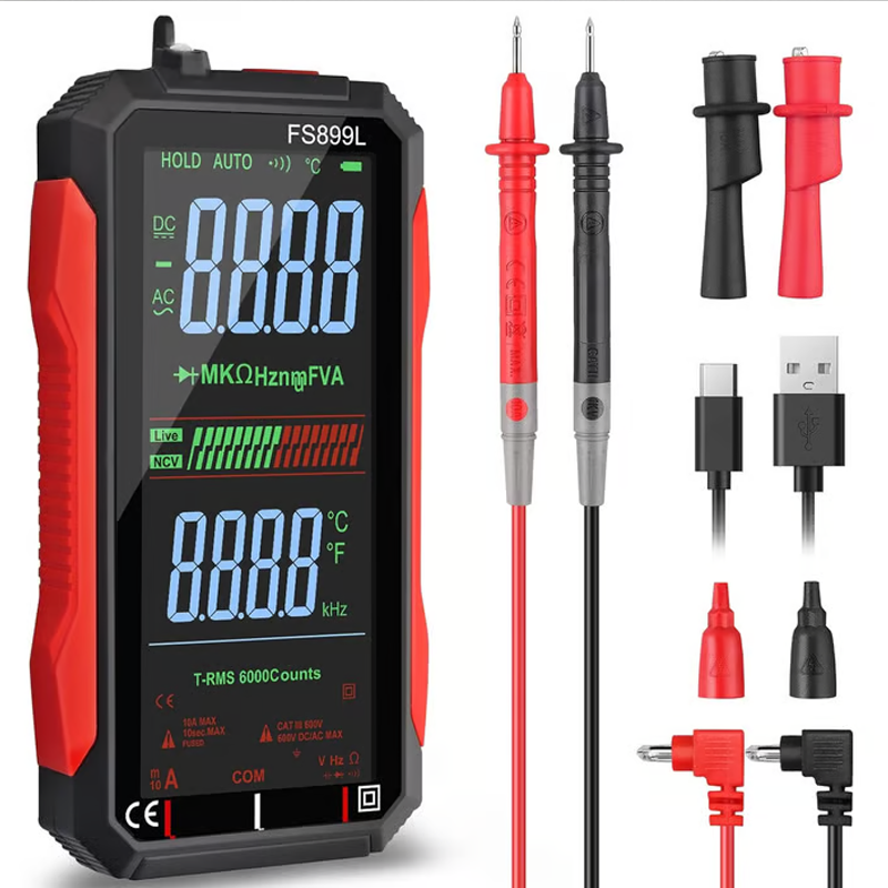 🔧 50% OFF NOW! ⚡ USB Rechargeable Digital Multimeter – Auto-Ranging, LCD Backlight & Portable Design 📏