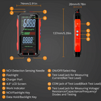 🔧 50% OFF NOW! ⚡ USB Rechargeable Digital Multimeter – Auto-Ranging, LCD Backlight & Portable Design 📏