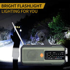 Solar Hand-Crank Emergency Weather Radio