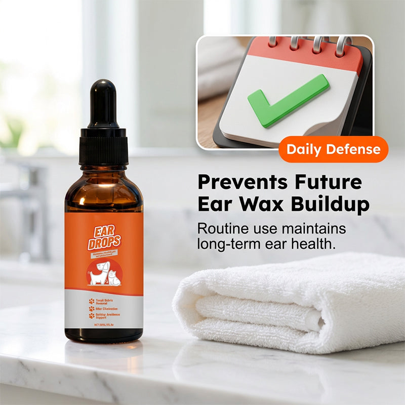 🔥2026 Hot Sale 50% OFF✨🐶🐱Natural Dog & Cat Ear Drop for Itching & Wax Build-Up