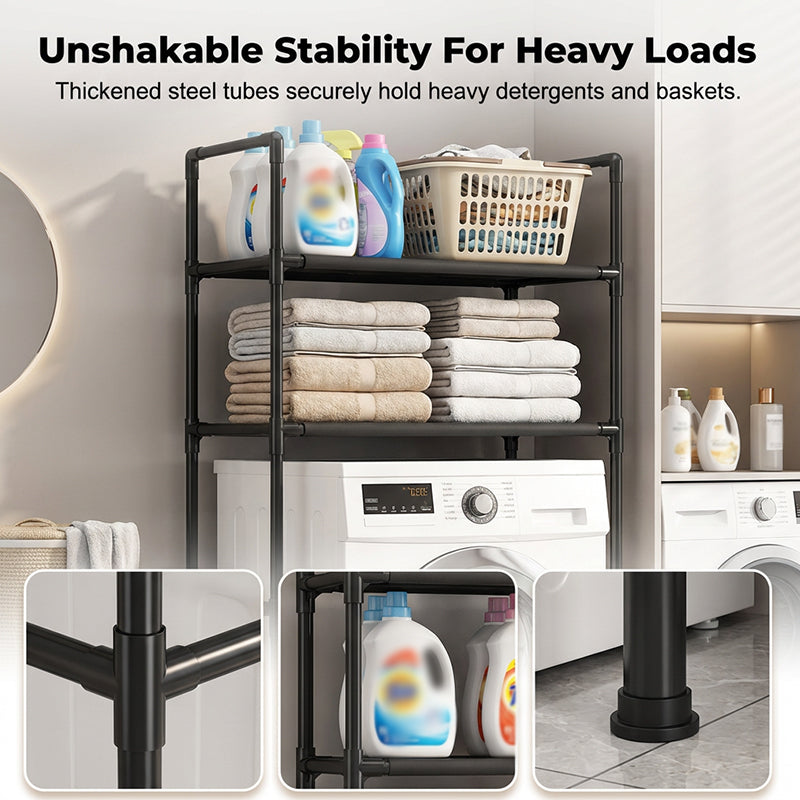 No-Drill Bathroom & Laundry Organizer Shelf
