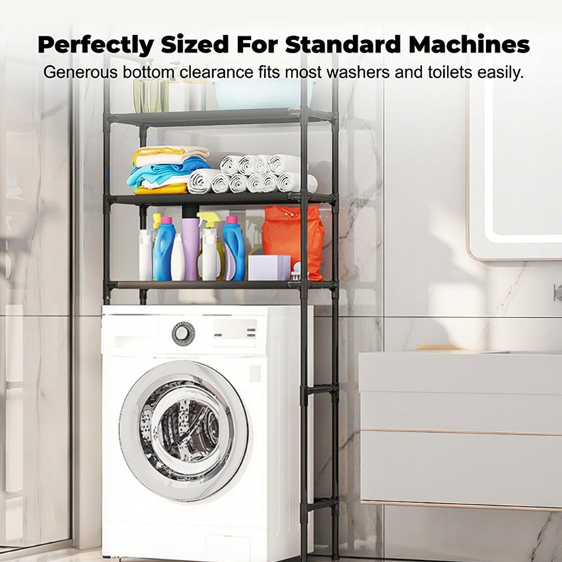 No-Drill Bathroom & Laundry Organizer Shelf