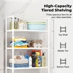 No-Drill Bathroom & Laundry Organizer Shelf