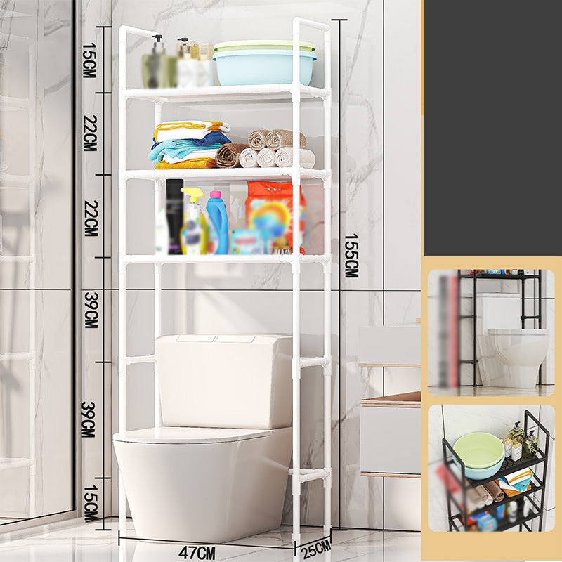 No-Drill Bathroom & Laundry Organizer Shelf