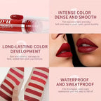 💝10Pcs Matte Waterproof  Long Lasting Lip Gloss