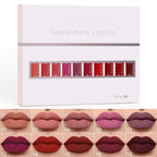 💝10Pcs Matte Waterproof  Long Lasting Lip Gloss