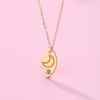 3-Piece Sun, Moon & Star Friendship Necklace Set