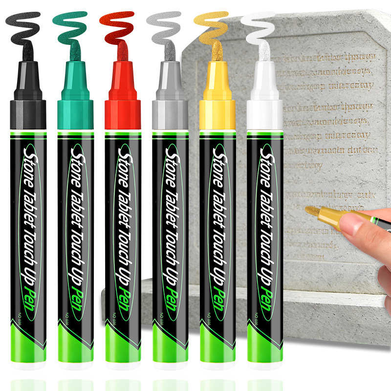 🐦Golden Tombstone Marker Pen for Restoring Faded Grave Inscriptions