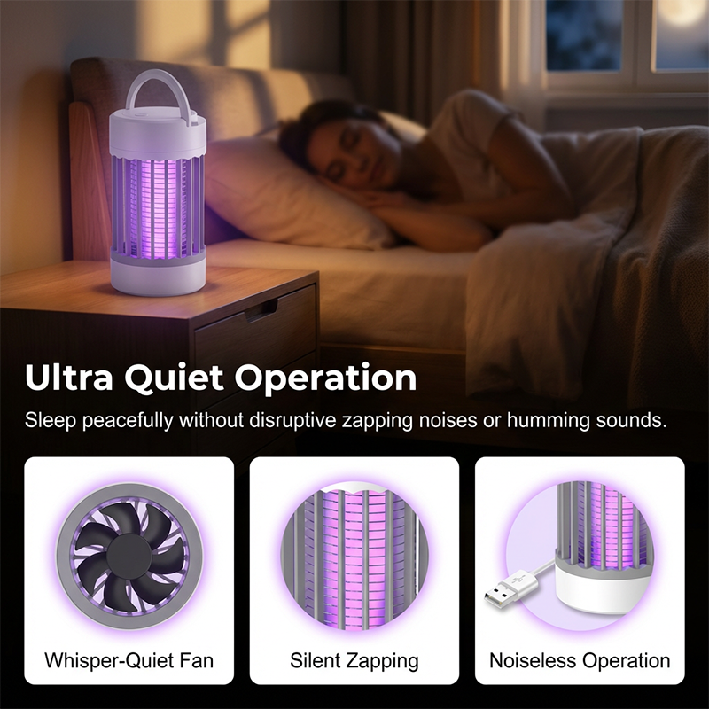 2-in-1 Electric Mosquito Zapper & LED Light