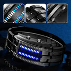 ⌚ 50% OFF NOW! 💙 Men's Binary LED Watch – Stainless Steel & Unique Display – Sporty, Modern & Water-Resistant ⚡