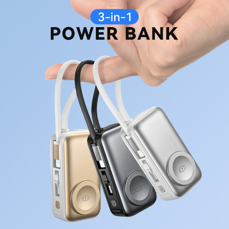 🥳2026 HOT SALE🥳💞50K+ SOLD!📱💨 50% OFF! All-in-One Magnetic Power Bank – Just snap & charge, no cable hunting. 5000mAh, slim design. Perfect for travel or daily carry. A senior-friendly gadget! 🎒✅