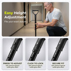Adjustable Height Standing Aid Tool for Mobility Support