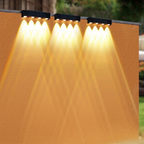 Multi-Color Outdoor Solar Wall Light