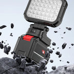 ⏳LIMITED TIME: 50% OFF!💡180° Rotatable LED Work Light – With Dual USB Power Bank Function – Rugged & Cordless – Universal Battery Compatibility – For Garage, Construction & Camping