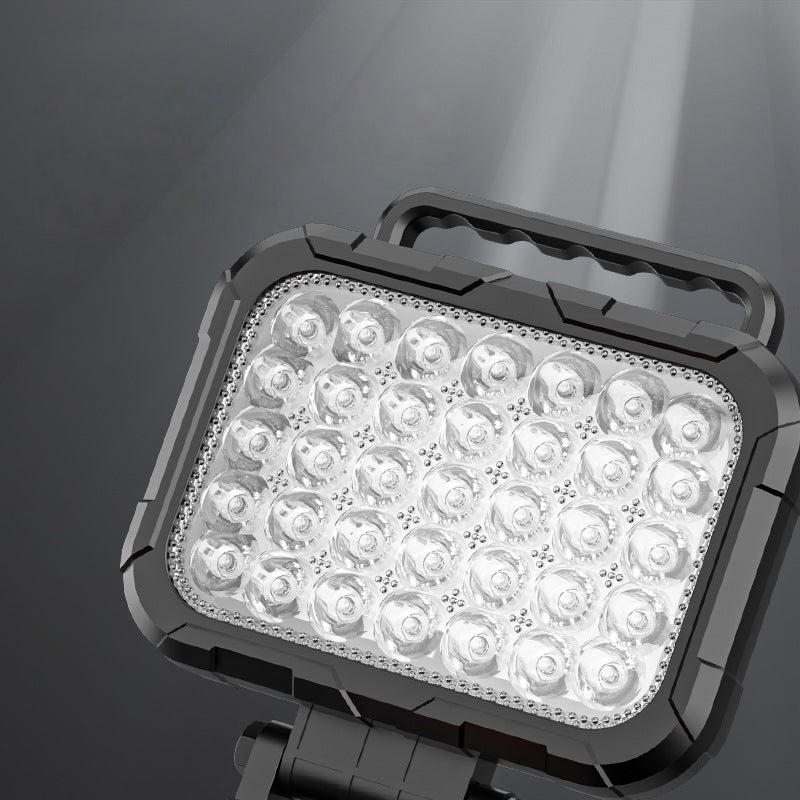 ⏳LIMITED TIME: 50% OFF!💡180° Rotatable LED Work Light – With Dual USB Power Bank Function – Rugged & Cordless – Universal Battery Compatibility – For Garage, Construction & Camping