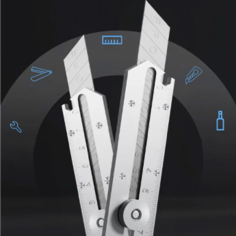 🔪 Food-Grade Multipurpose Utility Knife – Retractable & Snap-off Blade ⚡🧼✨