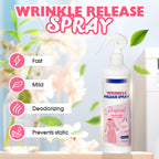 🥳2026 HOT SALE🥳💞50K+ SOLD!👔❤️‍🔥 50% OFF! Multi‑Functional Wrinkle Release Spray – Sprays away creases in minutes. Removes odours, gentle on fabrics. No ironing needed! A travel must‑have. 👕✨