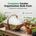 100 PCS Quick-Lock Plant Support Clips