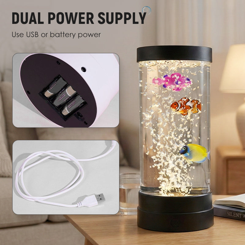 LED Bubble Fish Aquarium Lamp