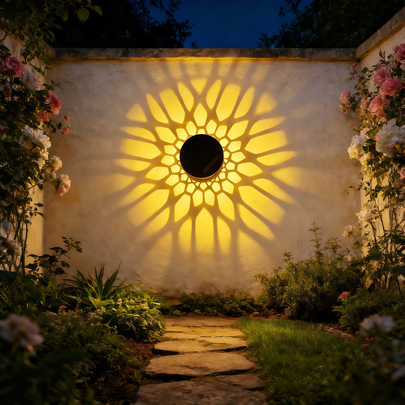 Solar Powered LED Projection Garden Light