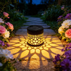 Solar Powered LED Projection Garden Light