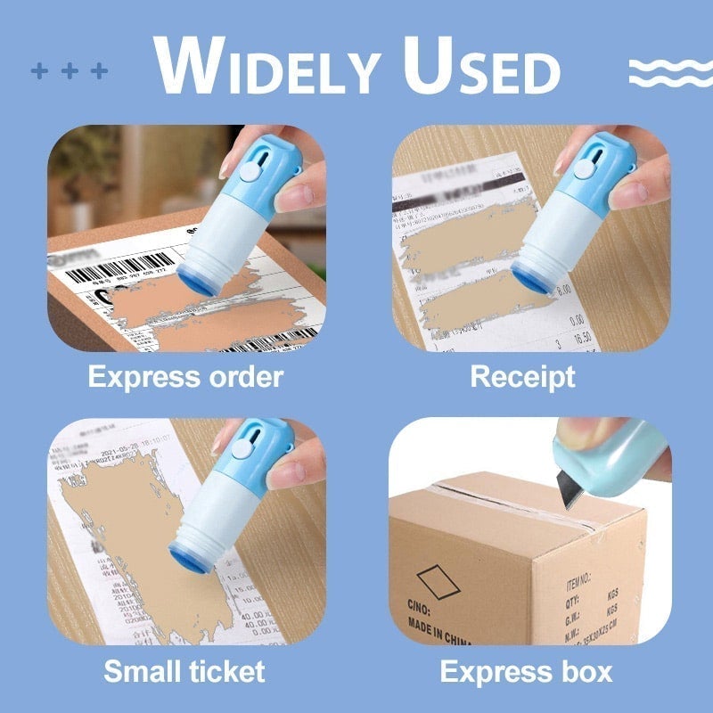 ⚡BUY 1 GET 1 FREE⚡Thermal Paper Correction Fluid with Unboxing Knife