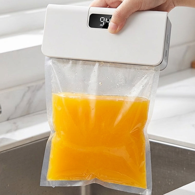 🔋📦 Mini Rechargeable Bag Sealer + Cutter – Seal, Cut, Repeat. Compact & Powerful. Save Food, Save Money. Your Pantry's Best Friend! 🍿✅