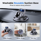 🚗 50% OFF NOW!📱 Rotating Dashboard Car Phone Holder – 360° Adjustable & Anti-Slip – Hands-Free Phone Mount 🛡️