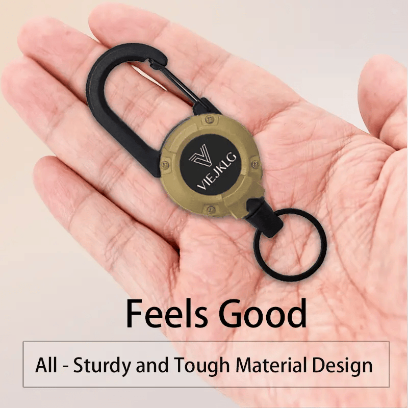 🏆Buy More Save More🎁3 In 1 New Multifunctional Retractable Pull Reel Carabiner Keychain