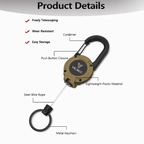 🏆Buy More Save More🎁3 In 1 New Multifunctional Retractable Pull Reel Carabiner Keychain