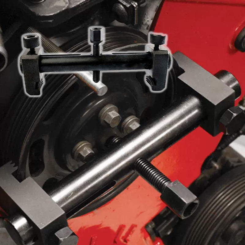 Adjustable Crankshaft Pulley Remover ⚙️ – 40-165mm Range, Three-Jaw Anti-Slip Grip, Steel Bead Protection, Includes Allen Wrench, for Car & Engine Repair