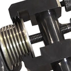 Adjustable Crankshaft Pulley Remover ⚙️ – 40-165mm Range, Three-Jaw Anti-Slip Grip, Steel Bead Protection, Includes Allen Wrench, for Car & Engine Repair