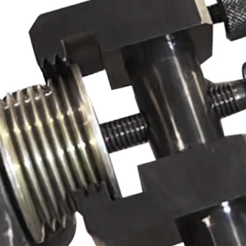 Adjustable Crankshaft Pulley Remover ⚙️ – 40-165mm Range, Three-Jaw Anti-Slip Grip, Steel Bead Protection, Includes Allen Wrench, for Car & Engine Repair