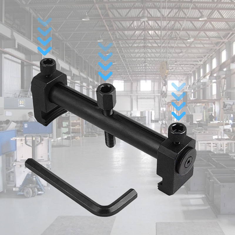 Adjustable Crankshaft Pulley Remover ⚙️ – 40-165mm Range, Three-Jaw Anti-Slip Grip, Steel Bead Protection, Includes Allen Wrench, for Car & Engine Repair