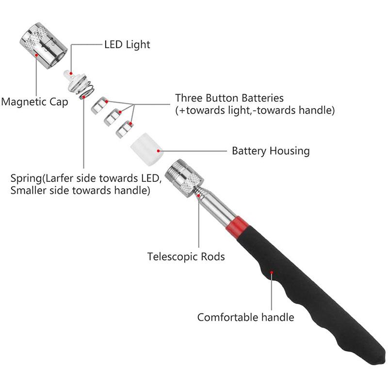 ✨LED Retractable Magnetic Pickup