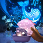 Rechargeable Rotating Star Projector Night Light
