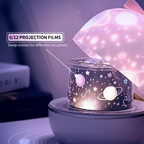 Rechargeable Rotating Star Projector Night Light