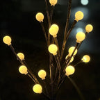 Solar Powered LED Tree Branch Garden Stake Light