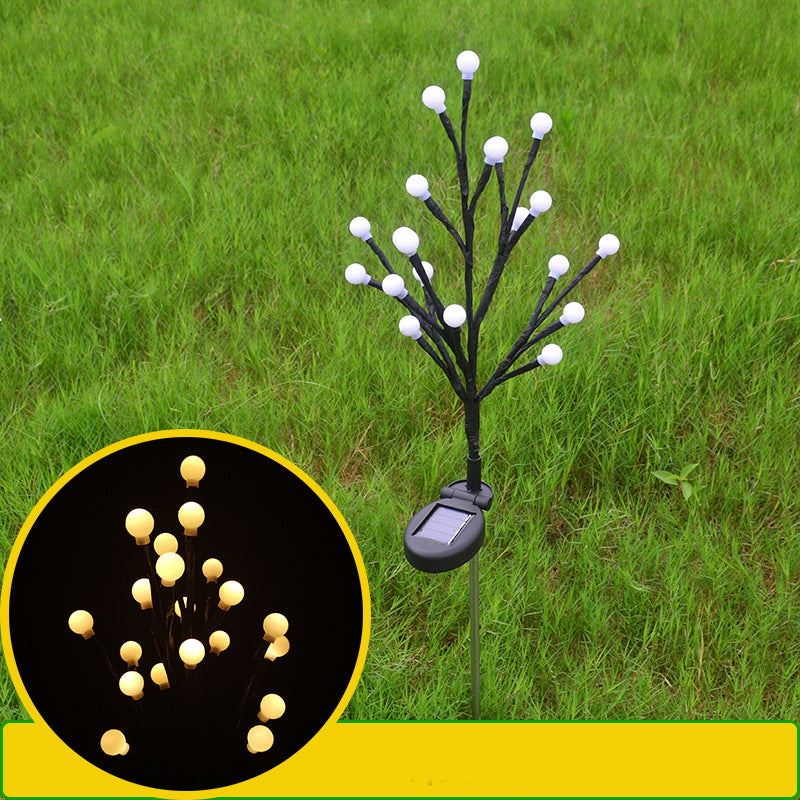 Solar Powered LED Tree Branch Garden Stake Light