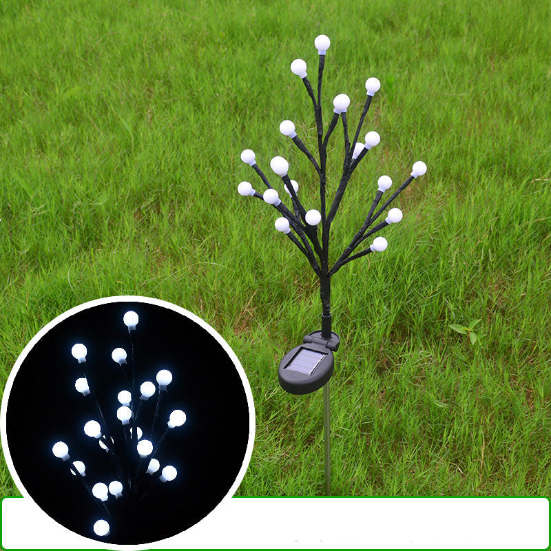 Solar Powered LED Tree Branch Garden Stake Light