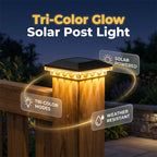 📢📢49% OFF !! ⏰Outdoor Solar Post Cap Lights