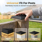 📢📢49% OFF !! ⏰Outdoor Solar Post Cap Lights