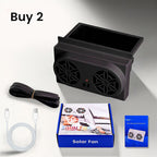 Solar Powered Car Ventilator Fan