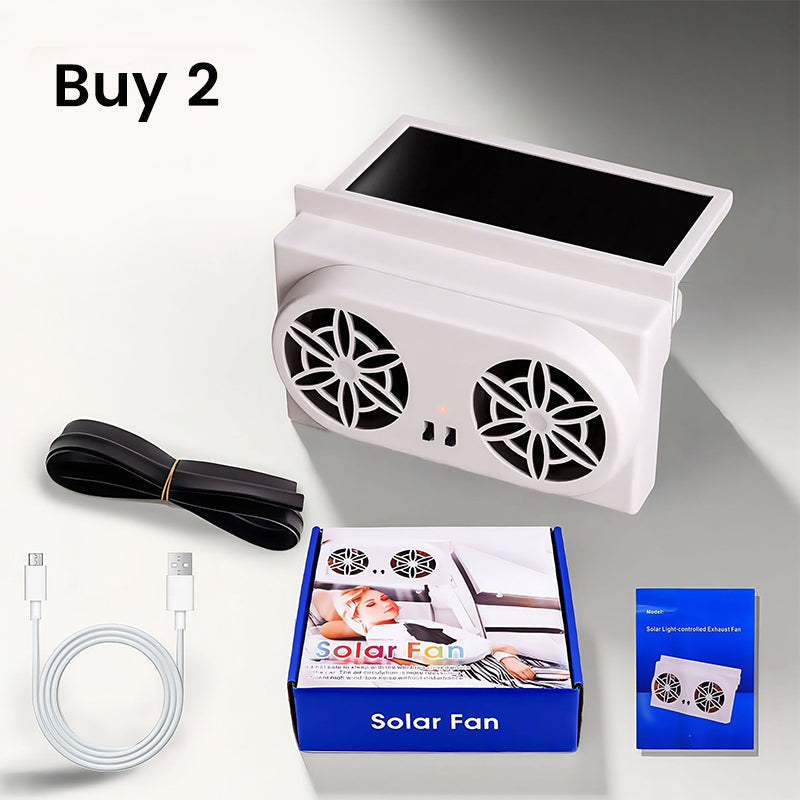 Solar Powered Car Ventilator Fan