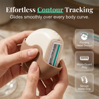 Portable 3-Layer Hair Shaver with Rotating Cover