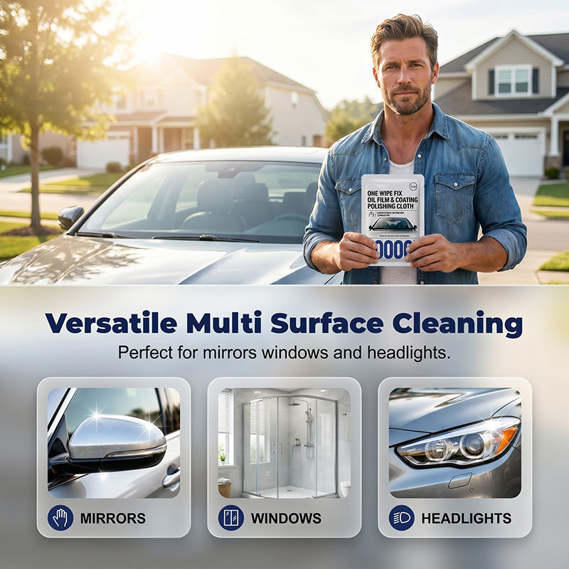 Car Glass Oil Film Removal Wipes
