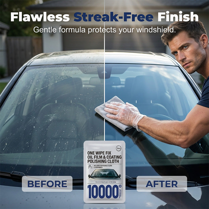 Car Glass Oil Film Removal Wipes