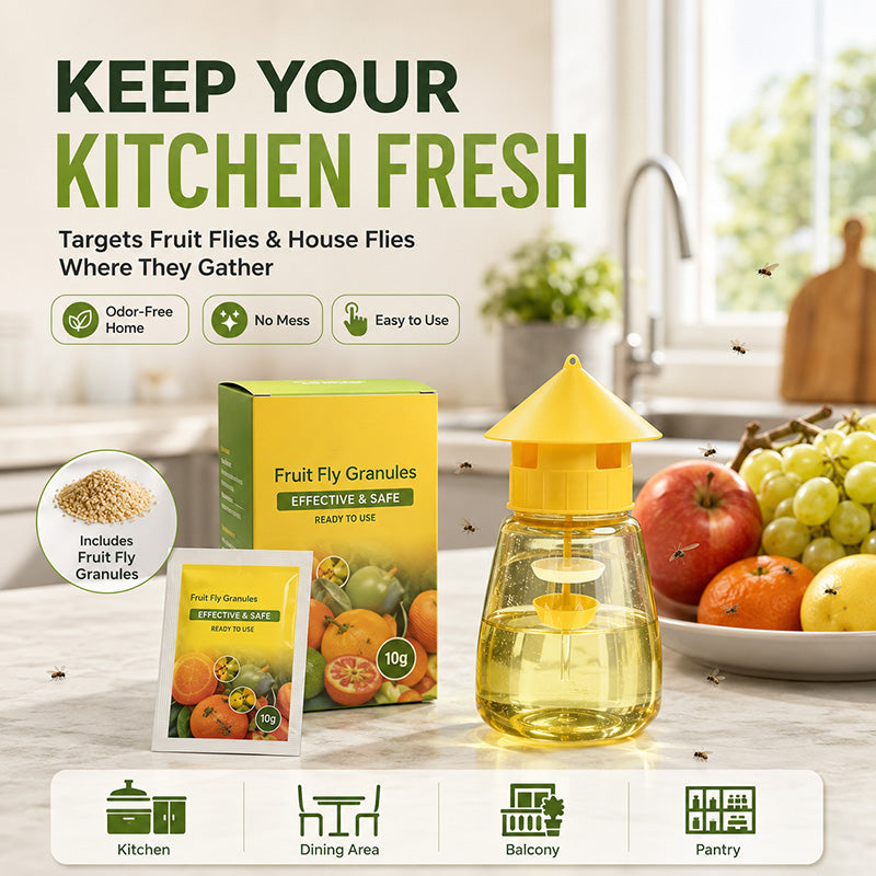 Fly trap for kitchens and indoor use